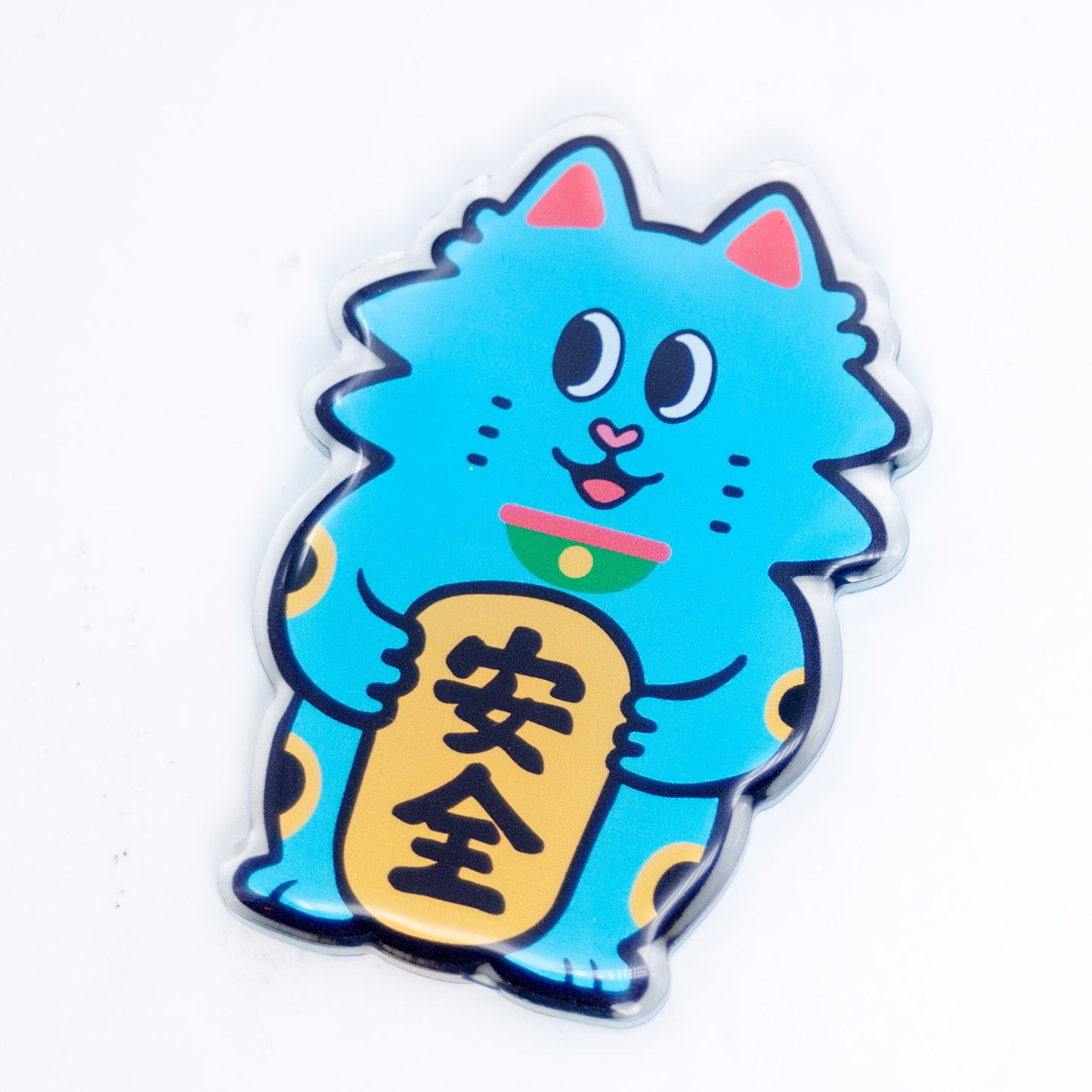 Fridge Magnet (Blue Maneki)