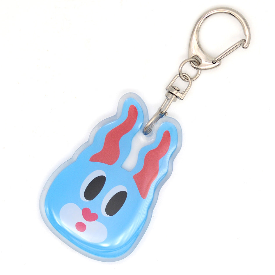 Acrylic Keychain (Power Bunny)