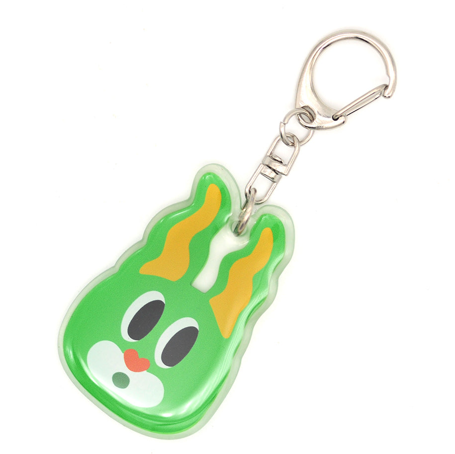 Acrylic Keychain (Power Bunny)