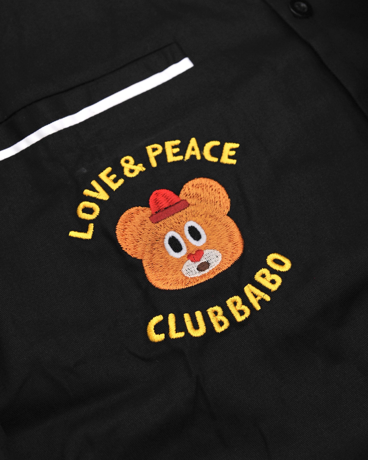 Deli Embroidery Shirt (Black)