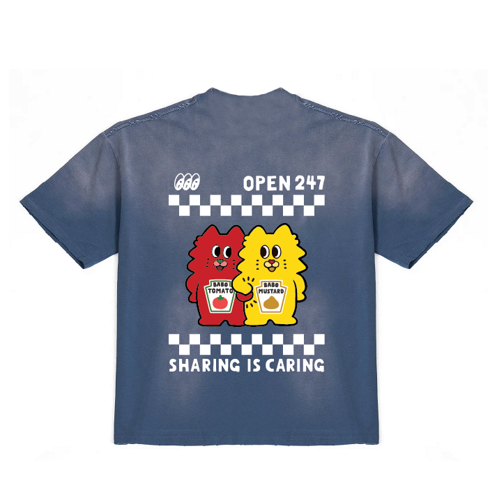 Deli Washed blue tee
