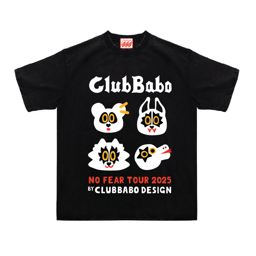 Black No Fear tour tee