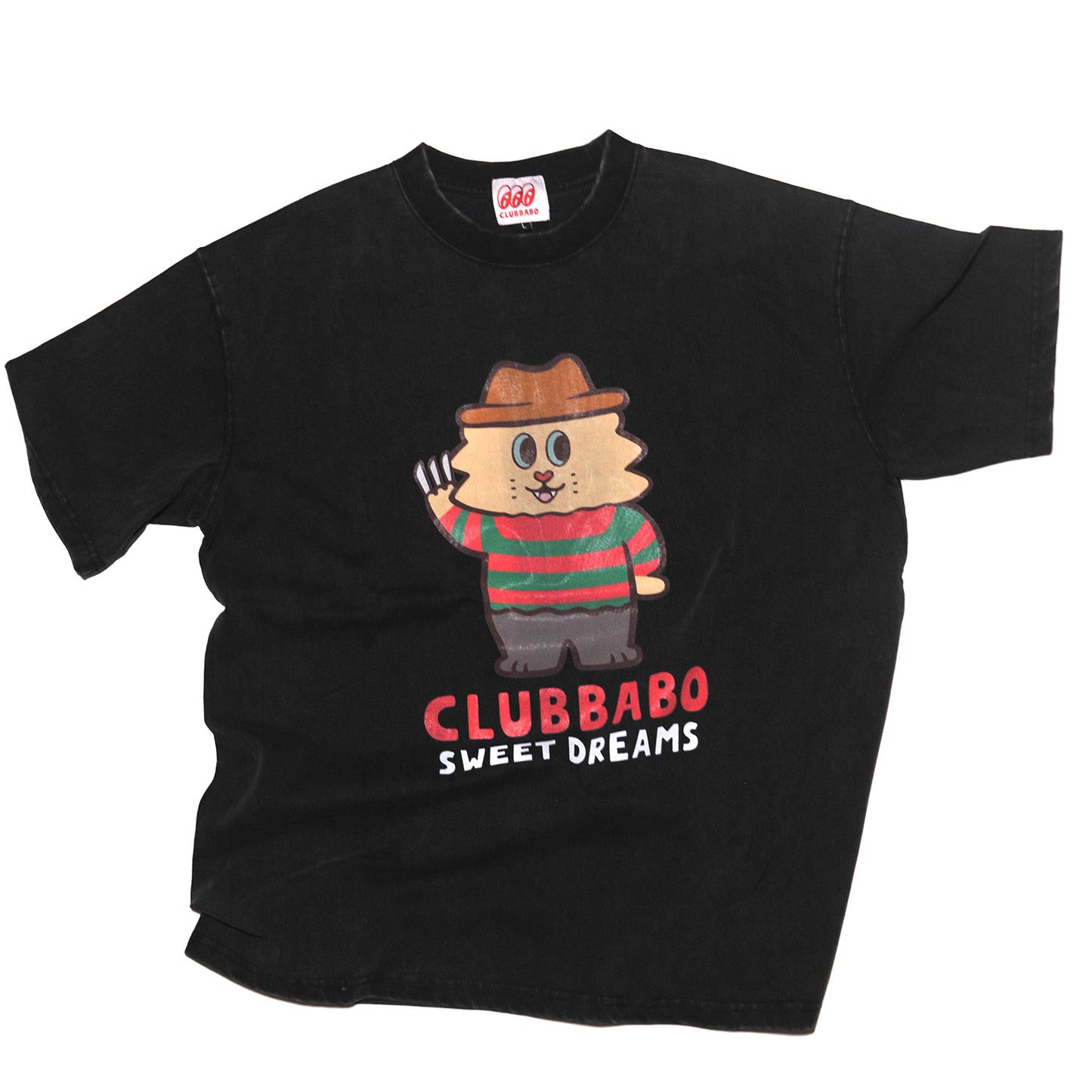 Claw Cat Tee (Washed Black)