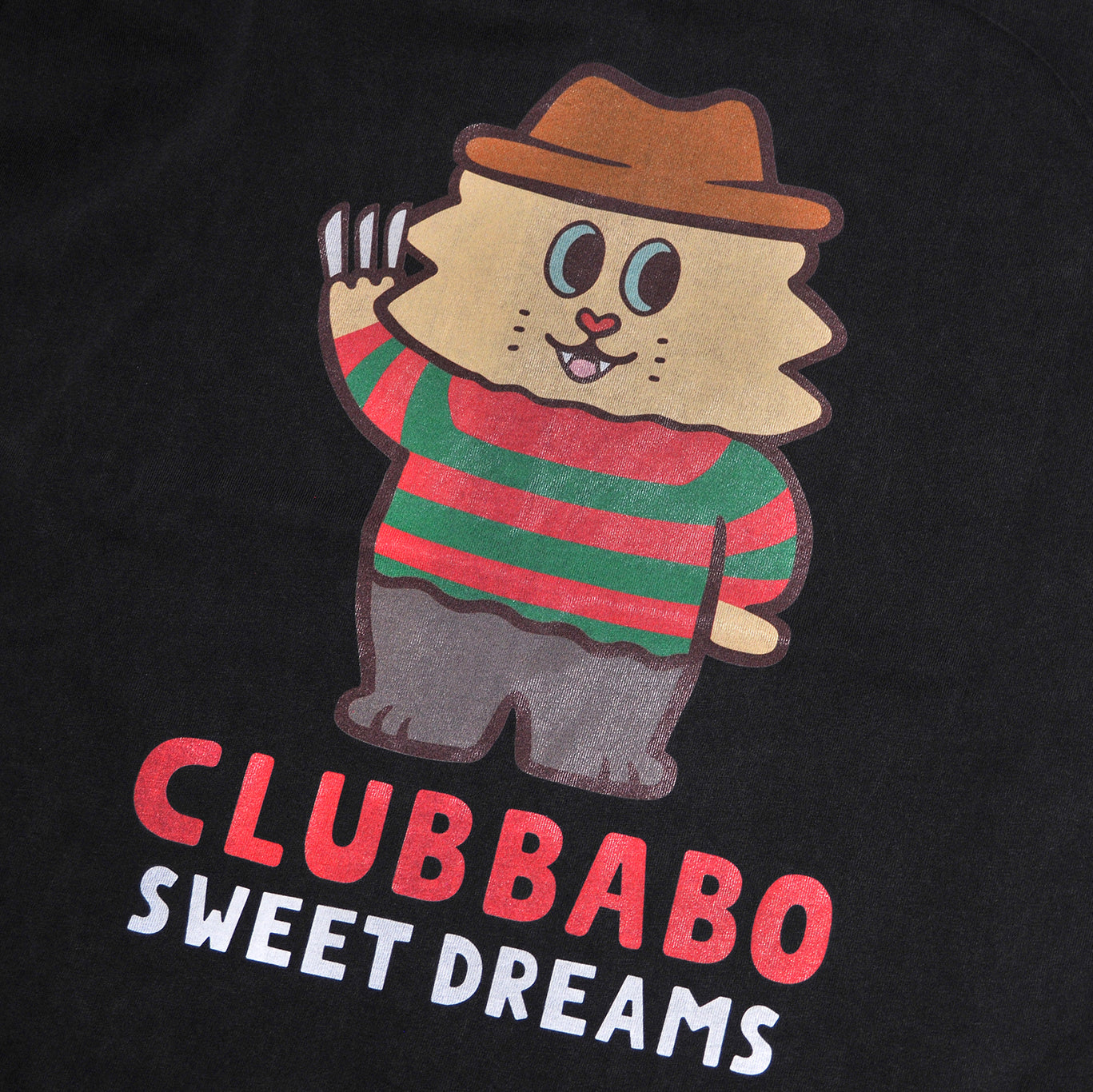 Claw Cat Tee (Washed Black)
