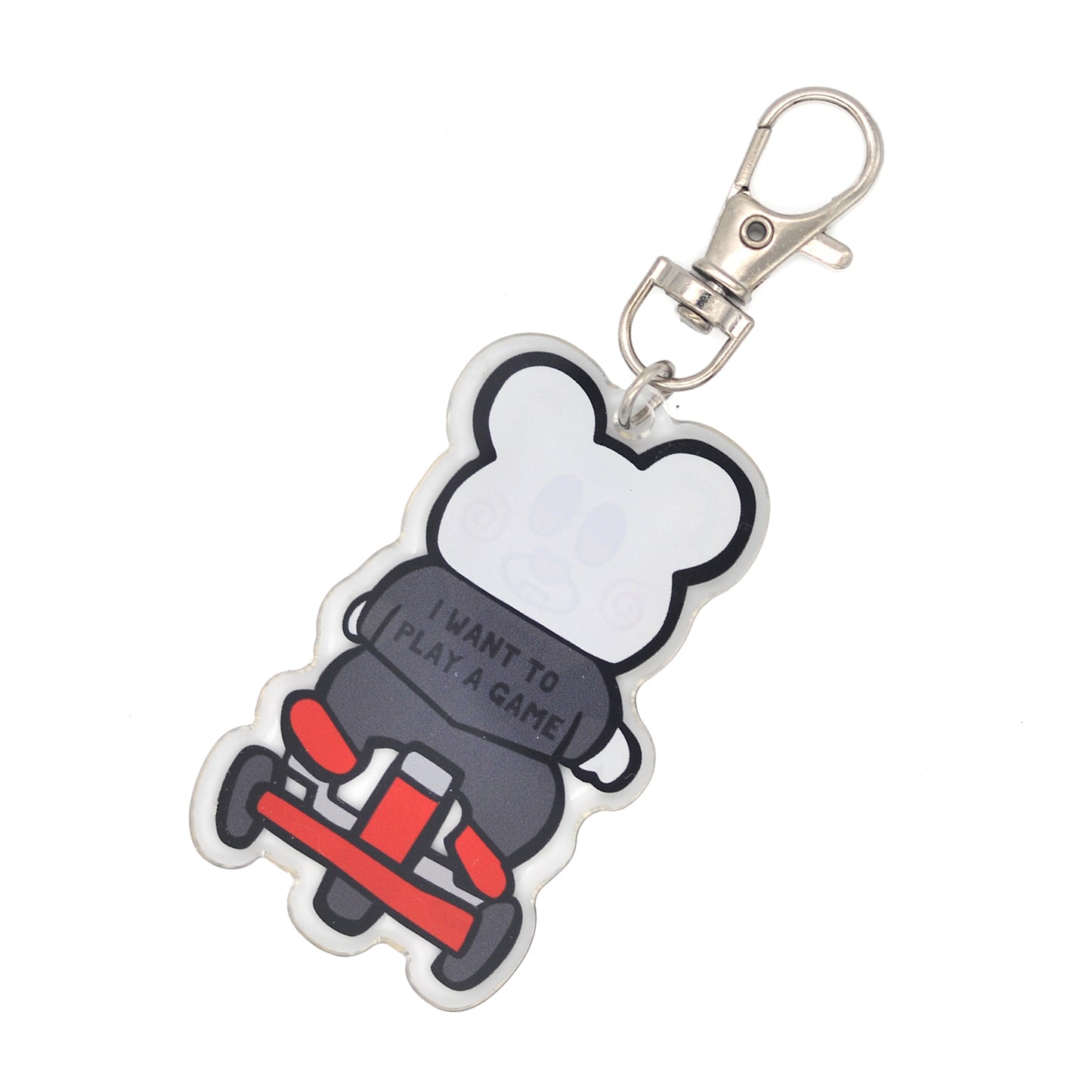 Scary acrylic Keychain ver 2