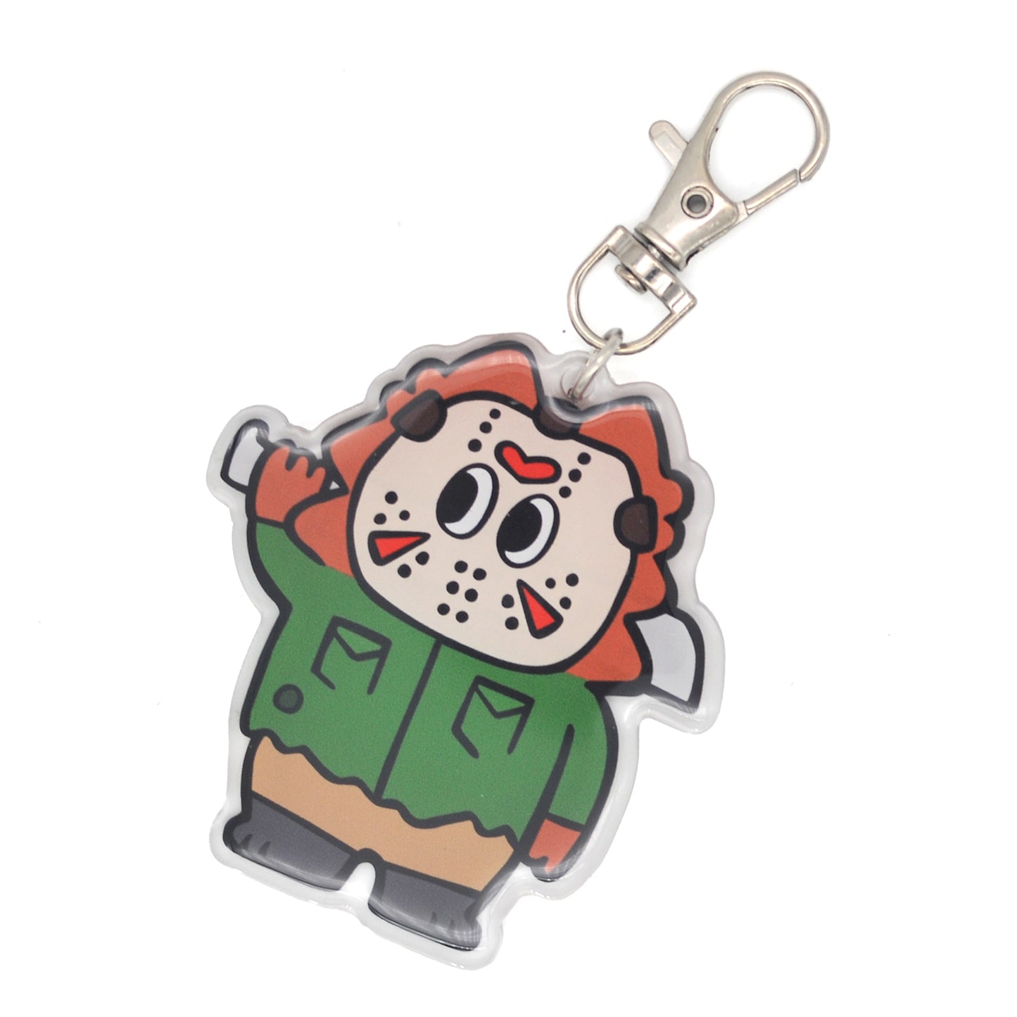 Scary acrylic Keychain ver 2