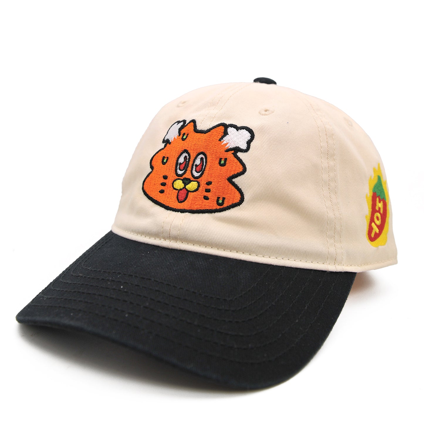 Hot cap hat (Beige and Black)
