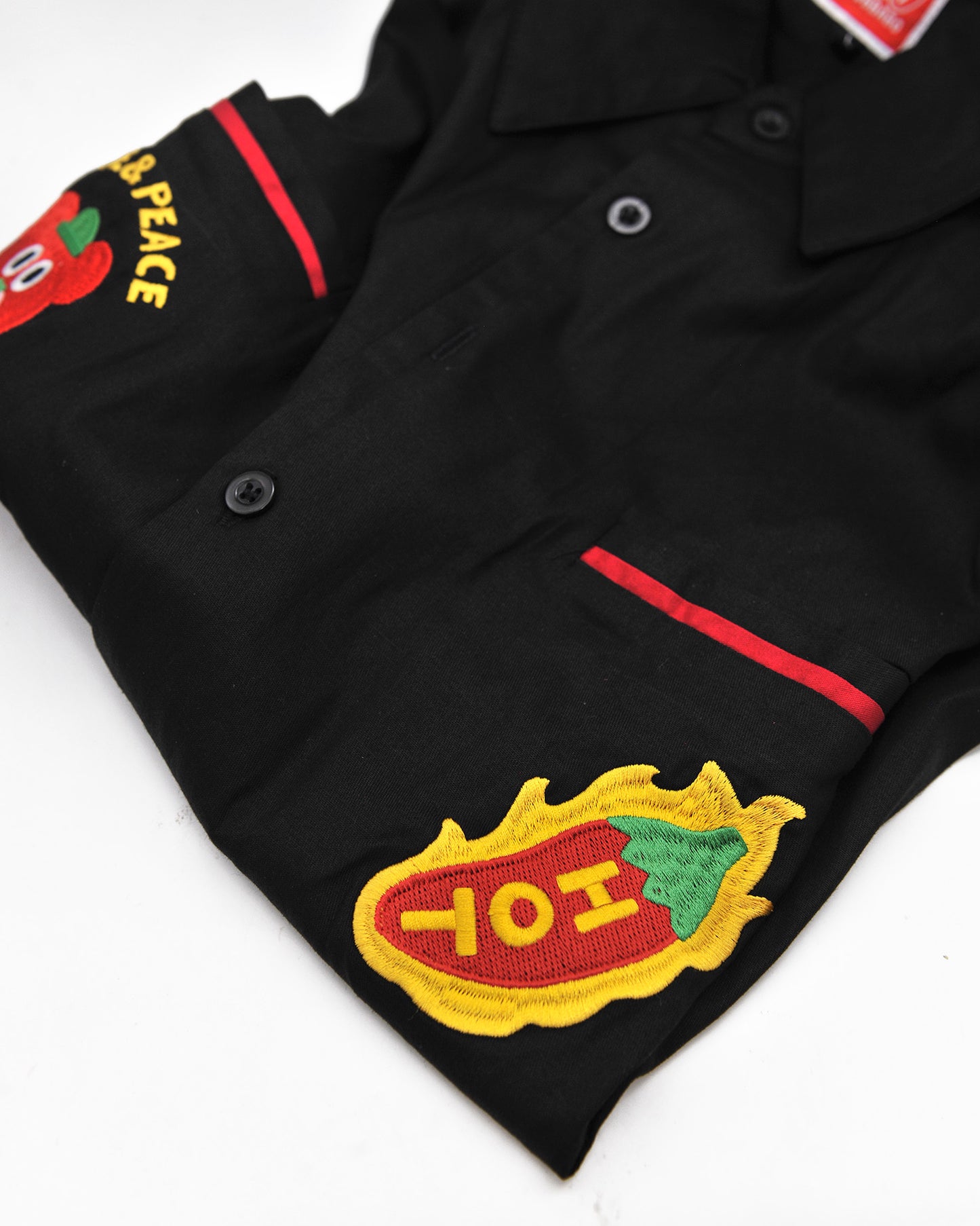 Deli Embroidery Shirt (Red)