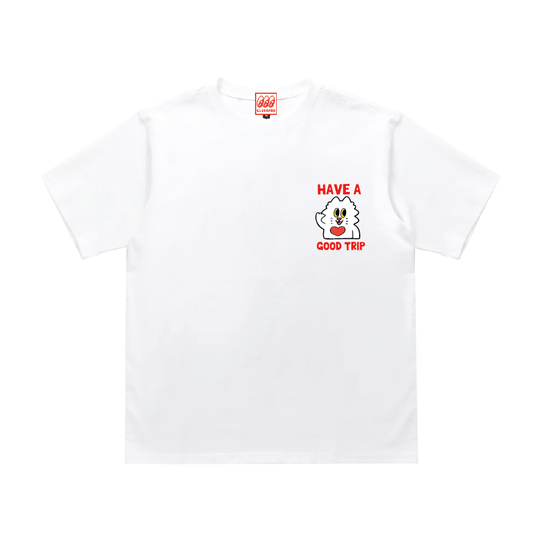 Red Taxi Tee (White)