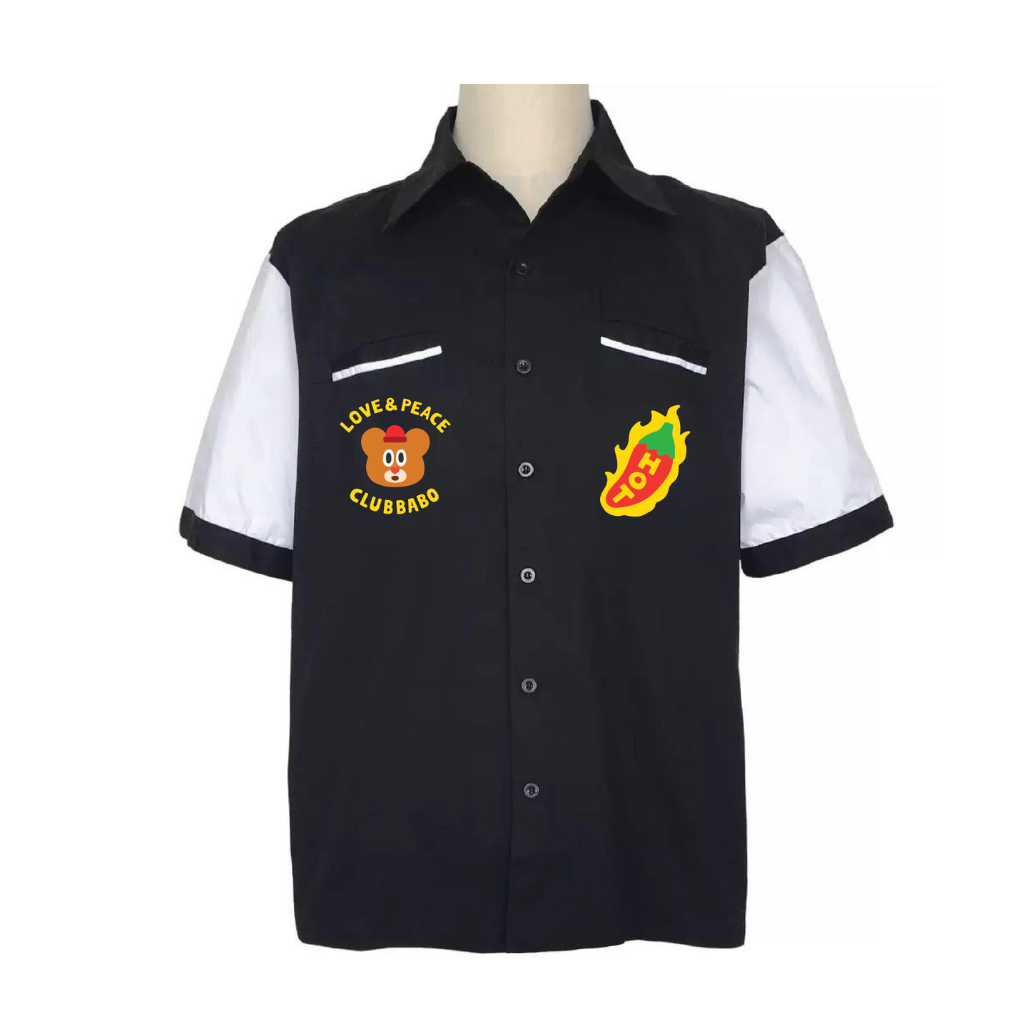 Deli Embroidery Shirt (Black)