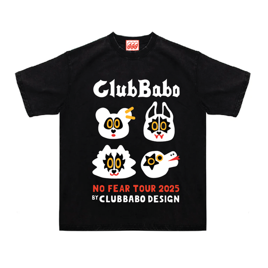 Black No Fear tour tee
